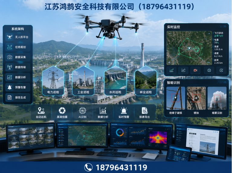 常州无人机巡检系统展示图